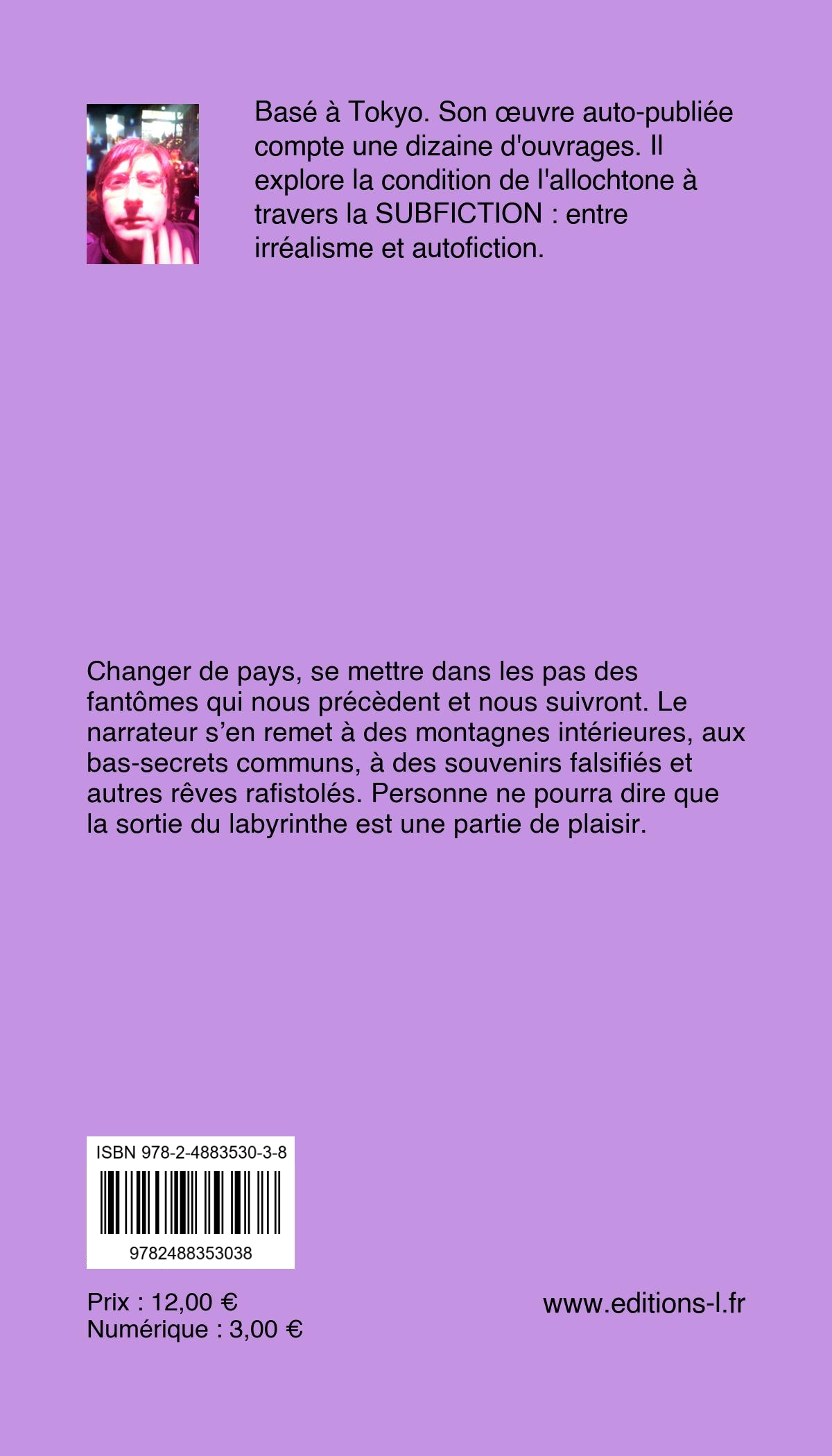 Verso couverture Le Mont Fugitif
